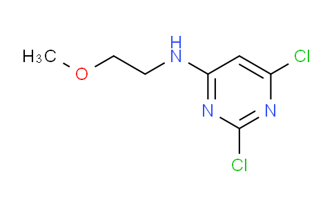 CAS No. 879609-73-1, 2,6-Dichloro-N-(2-methoxyethyl)pyrimidin-4-amine
