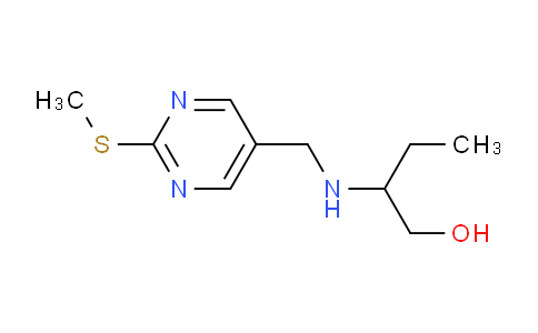 CAS No. 1279204-17-9, 2-(((2-(Methylthio)pyrimidin-5-yl)methyl)amino)butan-1-ol