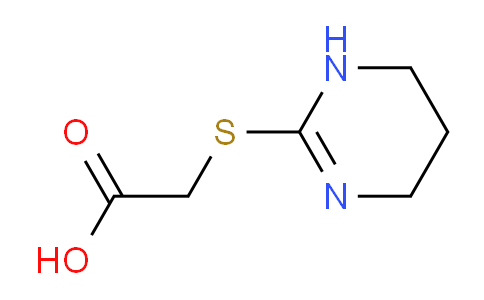 CAS No. 575497-40-4, 2-((1,4,5,6-Tetrahydropyrimidin-2-yl)thio)acetic acid