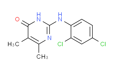 CAS No. 1374509-56-4, 2-((2,4-Dichlorophenyl)amino)-5,6-dimethylpyrimidin-4(3H)-one