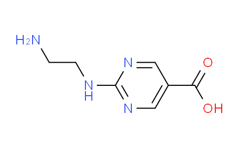 CAS No. 1017412-37-1, 2-((2-Aminoethyl)amino)pyrimidine-5-carboxylic acid