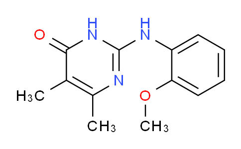 CAS No. 1374509-78-0, 2-((2-Methoxyphenyl)amino)-5,6-dimethylpyrimidin-4(3H)-one