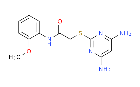 DY692751 | 494193-66-7 | 2-((4,6-Diaminopyrimidin-2-yl)thio)-N-(2-methoxyphenyl)acetamide