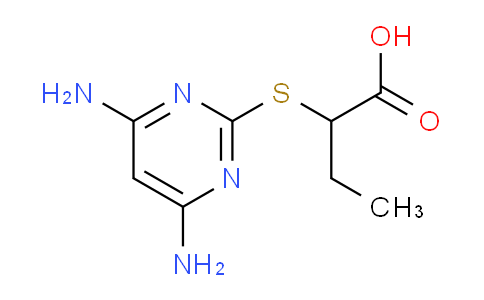 CAS No. 436088-61-8, 2-((4,6-Diaminopyrimidin-2-yl)thio)butanoic acid