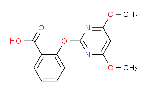CAS No. 110284-78-1, 2-((4,6-Dimethoxypyrimidin-2-yl)oxy)benzoic acid