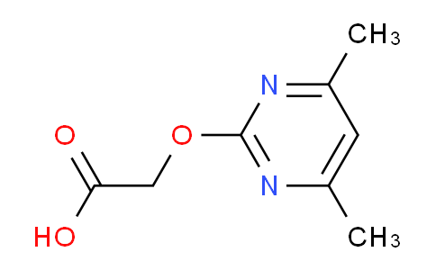 CAS No. 133458-10-3, 2-((4,6-Dimethylpyrimidin-2-yl)oxy)acetic acid