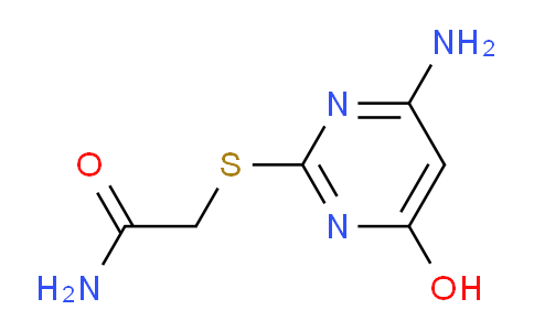 CAS No. 333410-90-5, 2-((4-Amino-6-hydroxypyrimidin-2-yl)thio)acetamide