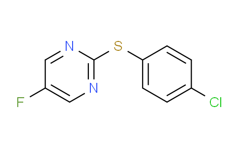 CAS No. 1353980-68-3, 2-((4-Chlorophenyl)thio)-5-fluoropyrimidine