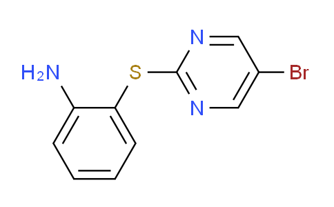 CAS No. 849021-43-8, 2-((5-Bromopyrimidin-2-yl)thio)aniline