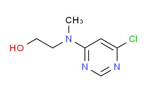 CAS No. 340742-83-8, 2-((6-Chloropyrimidin-4-yl)(methyl)amino)ethanol