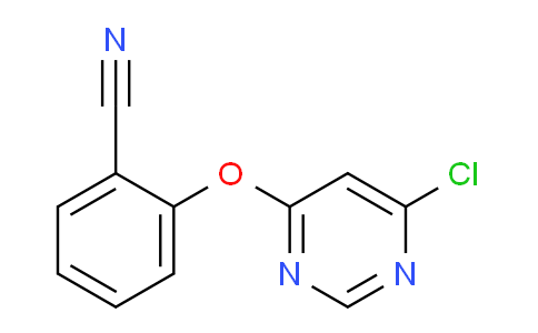CAS No. 913846-53-4, 2-((6-Chloropyrimidin-4-yl)oxy)benzonitrile