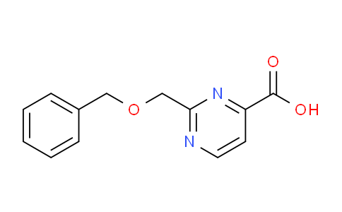 CAS No. 1356111-36-8, 2-((Benzyloxy)methyl)pyrimidine-4-carboxylic acid