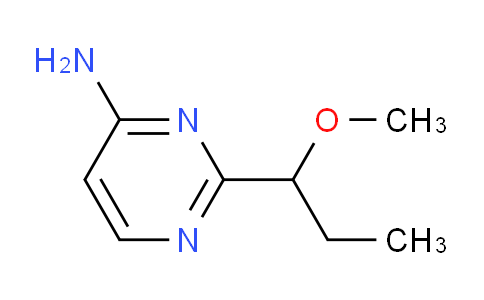 CAS No. 1601919-60-1, 2-(1-Methoxypropyl)pyrimidin-4-amine
