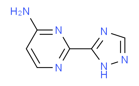 CAS No. 1250626-84-6, 2-(1H-1,2,4-Triazol-5-yl)pyrimidin-4-amine