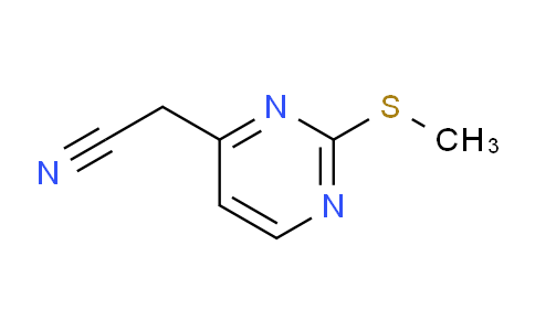 CAS No. 897648-40-7, 2-(2-(Methylthio)pyrimidin-4-yl)acetonitrile