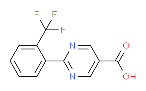 CAS No. 1261805-09-7, 2-(2-(Trifluoromethyl)phenyl)pyrimidine-5-carboxylic acid