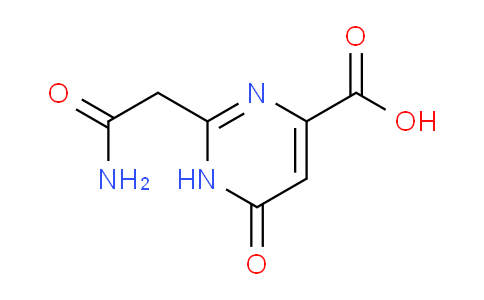CAS No. 66621-91-8, 2-(2-Amino-2-oxoethyl)-6-oxo-1,6-dihydropyrimidine-4-carboxylic acid