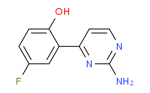 CAS No. 925003-49-2, 2-(2-Aminopyrimidin-4-yl)-4-fluorophenol