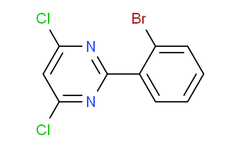 CAS No. 1188237-02-6, 2-(2-Bromophenyl)-4,6-dichloropyrimidine