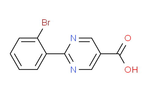 CAS No. 1315364-07-8, 2-(2-Bromophenyl)pyrimidine-5-carboxylic acid