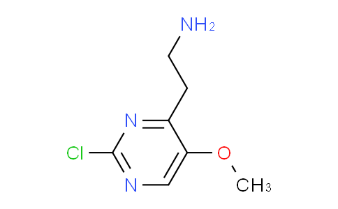 CAS No. 1269626-28-9, 2-(2-Chloro-5-methoxypyrimidin-4-yl)ethanamine