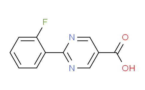 CAS No. 927803-25-6, 2-(2-Fluorophenyl)pyrimidine-5-carboxylic acid