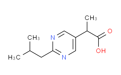 CAS No. 122377-67-7, 2-(2-Isobutylpyrimidin-5-yl)propanoic acid