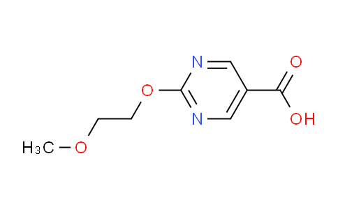 CAS No. 1402232-82-9, 2-(2-Methoxyethoxy)pyrimidine-5-carboxylic acid