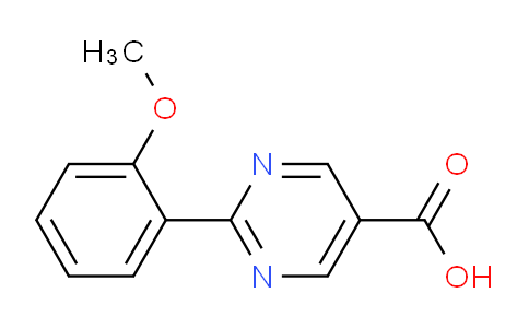 CAS No. 1068977-12-7, 2-(2-Methoxyphenyl)pyrimidine-5-carboxylic acid