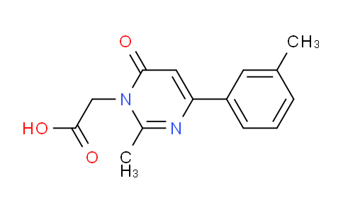 CAS No. 1707571-70-7, 2-(2-Methyl-6-oxo-4-(m-tolyl)pyrimidin-1(6H)-yl)acetic acid