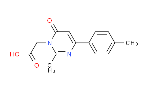 CAS No. 1710472-01-7, 2-(2-Methyl-6-oxo-4-(p-tolyl)pyrimidin-1(6H)-yl)acetic acid