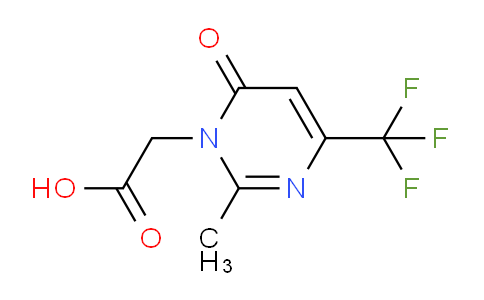 CAS No. 1707378-90-2, 2-(2-Methyl-6-oxo-4-(trifluoromethyl)pyrimidin-1(6H)-yl)acetic acid
