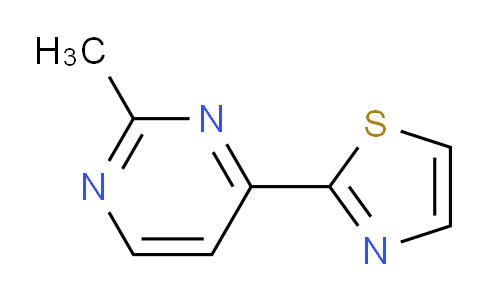 CAS No. 1269291-29-3, 2-(2-Methylpyrimidin-4-yl)thiazole