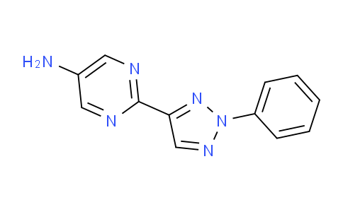 CAS No. 1094373-77-9, 2-(2-Phenyl-2H-1,2,3-triazol-4-yl)pyrimidin-5-amine