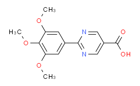 CAS No. 928714-18-5, 2-(3,4,5-Trimethoxyphenyl)pyrimidine-5-carboxylic acid