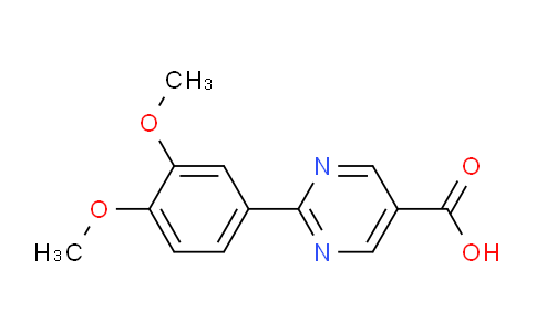 CAS No. 928713-57-9, 2-(3,4-Dimethoxyphenyl)pyrimidine-5-carboxylic acid