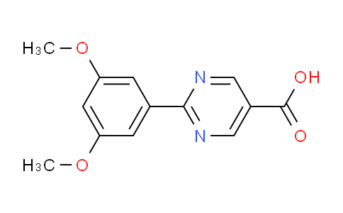 CAS No. 928713-72-8, 2-(3,5-Dimethoxyphenyl)pyrimidine-5-carboxylic acid