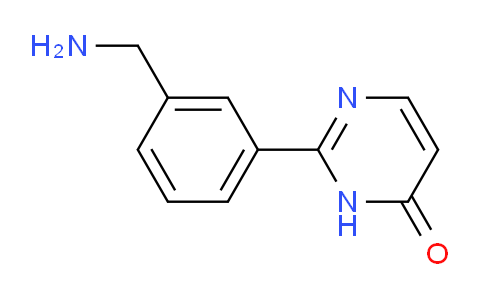 CAS No. 1416438-01-1, 2-(3-(Aminomethyl)phenyl)pyrimidin-4(3H)-one