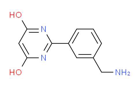 CAS No. 1416438-24-8, 2-(3-(Aminomethyl)phenyl)pyrimidine-4,6-diol