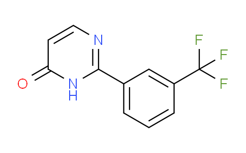 CAS No. 125903-84-6, 2-(3-(Trifluoromethyl)phenyl)pyrimidin-4(3H)-one