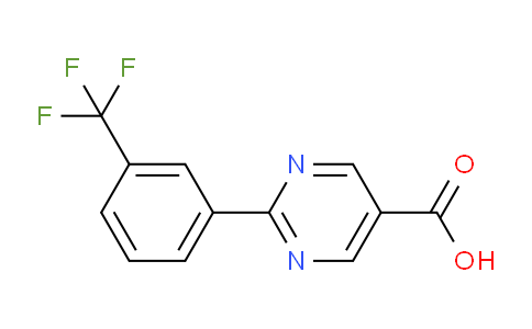 CAS No. 927803-29-0, 2-(3-(Trifluoromethyl)phenyl)pyrimidine-5-carboxylic acid