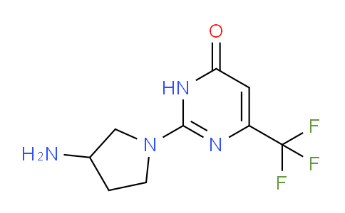 CAS No. 1248563-99-6, 2-(3-Aminopyrrolidin-1-yl)-6-(trifluoromethyl)pyrimidin-4(3H)-one