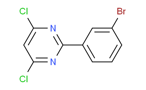 CAS No. 1188237-09-3, 2-(3-Bromophenyl)-4,6-dichloropyrimidine