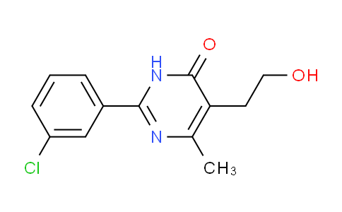 CAS No. 1239781-15-7, 2-(3-Chlorophenyl)-5-(2-hydroxyethyl)-6-methylpyrimidin-4(3H)-one