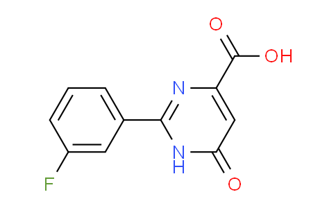 CAS No. 1315361-01-3, 2-(3-Fluorophenyl)-6-oxo-1,6-dihydropyrimidine-4-carboxylic acid