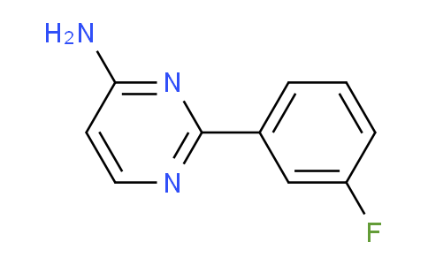 CAS No. 1215073-22-5, 2-(3-Fluorophenyl)pyrimidin-4-amine