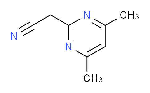 CAS No. 32691-58-0, 2-(4,6-Dimethylpyrimidin-2-yl)acetonitrile