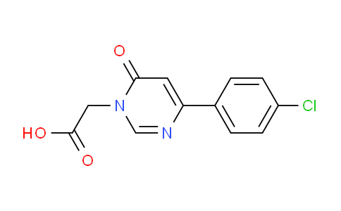 CAS No. 1286713-47-0, 2-(4-(4-Chlorophenyl)-6-oxopyrimidin-1(6H)-yl)acetic acid