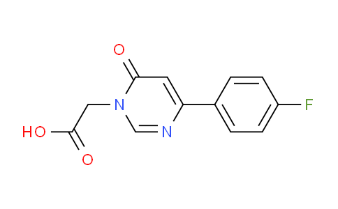 CAS No. 1286705-94-9, 2-(4-(4-Fluorophenyl)-6-oxopyrimidin-1(6H)-yl)acetic acid