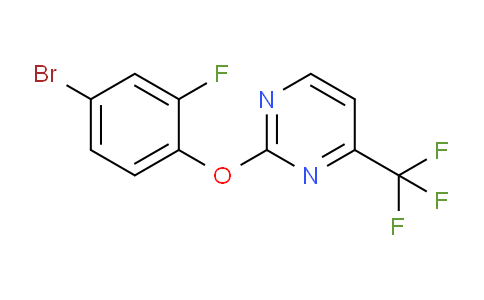 CAS No. 1227955-13-6, 2-(4-Bromo-2-fluorophenoxy)-4-(trifluoromethyl)pyrimidine